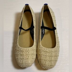 Rothy's Max Square Maryjane in Pearl Boucle